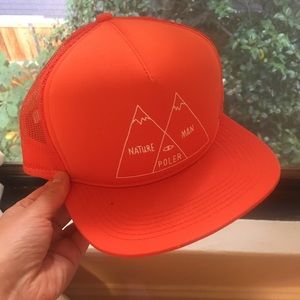 Neon orange Poler SnapBack